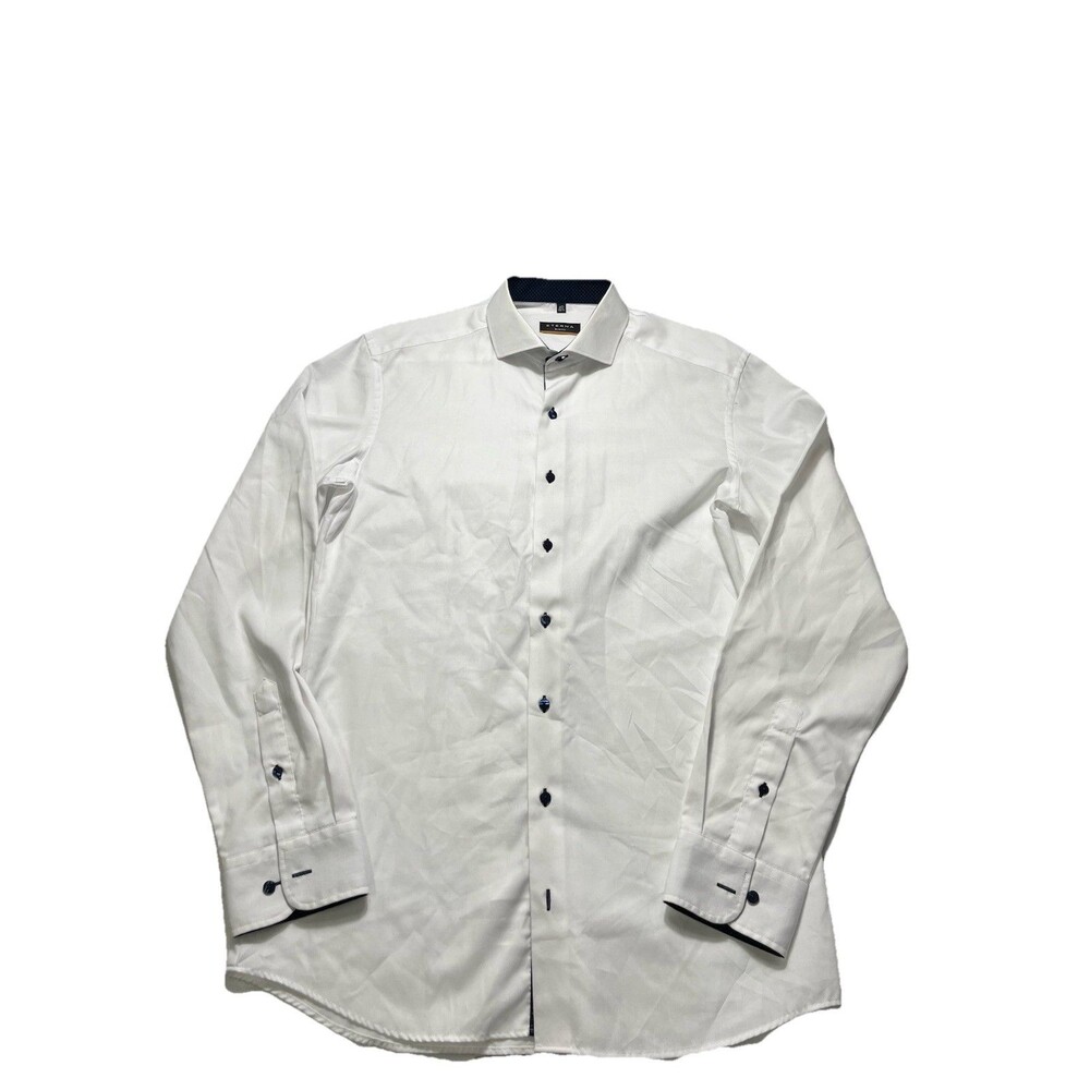 Men's Eterna Slim Fit Button Down Shirt - Size 40/15.75